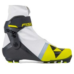 Fischer Carbonlite Skate Boot Women's in White and Yellow